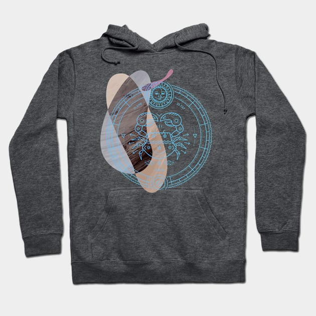 Cancer Sign Hoodie by ElenaDanilo